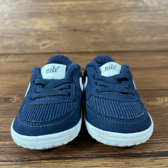 Nike Air Force 1 Blue Crib Booties Size 4C Shoes - Picture 6 of 9